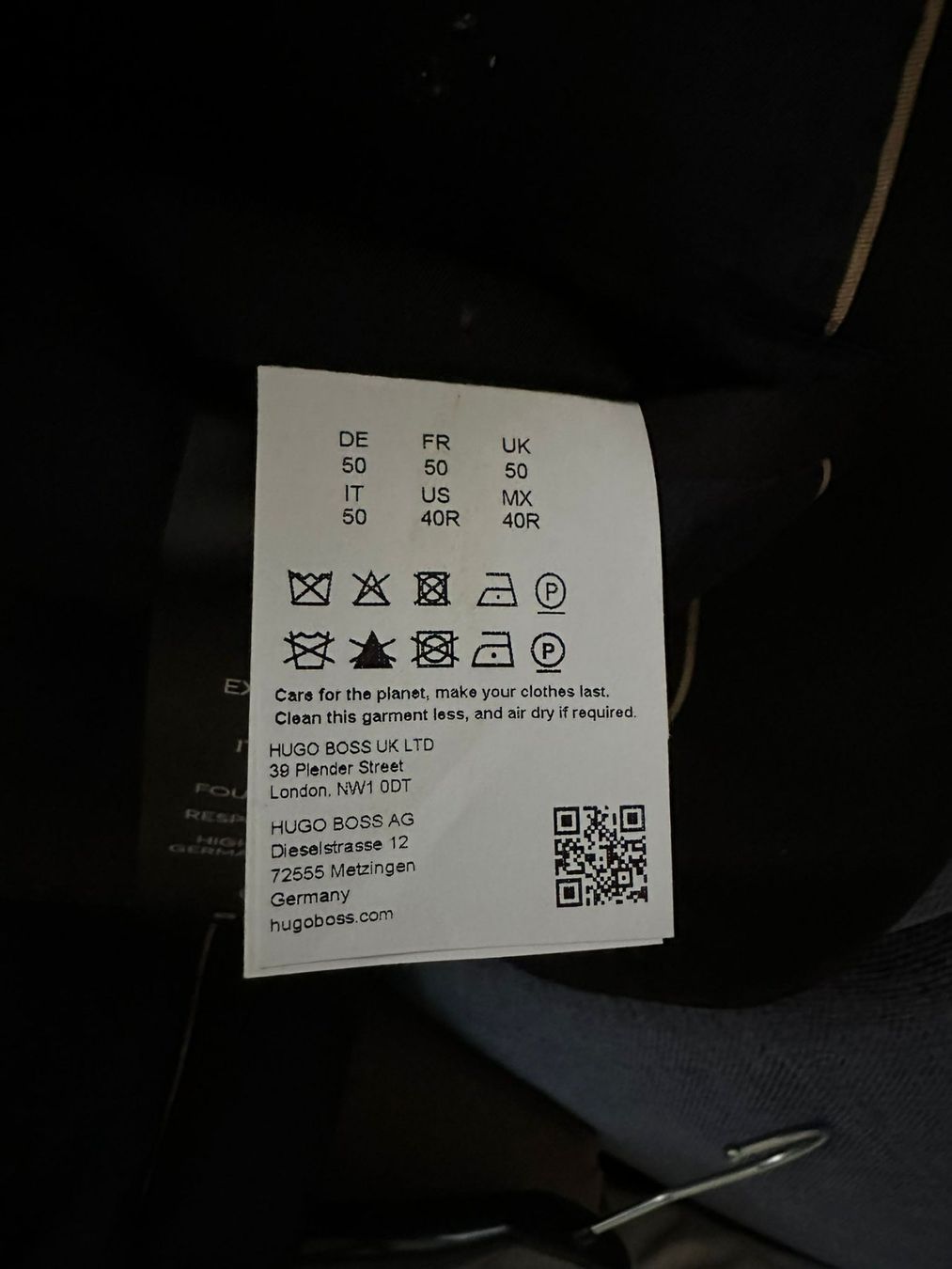 Hugo Boss Completi: Boss Anzug schwarz Gr.50 – Usato da Volketswil venduto da casertana 2