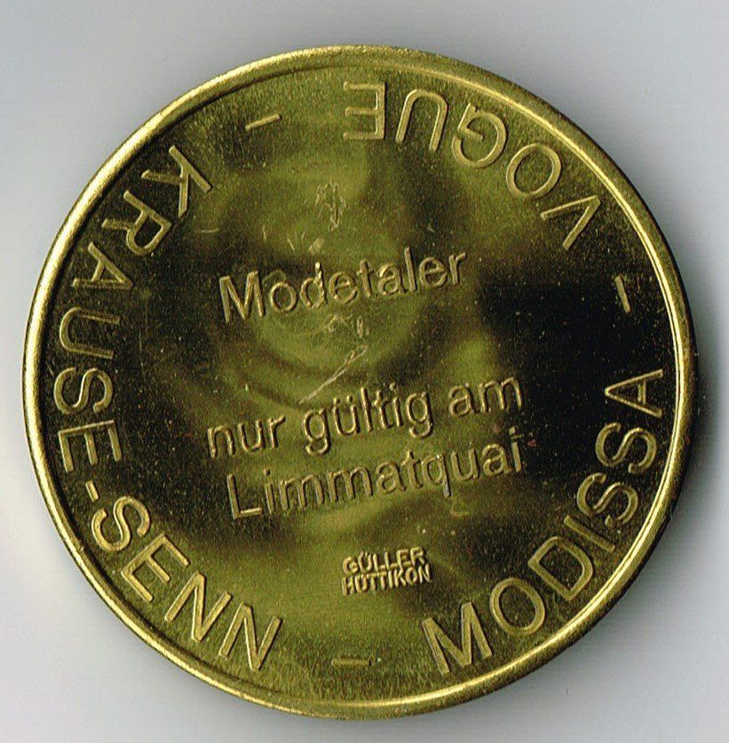 Medaillen: 5 Modetaler_Krause Senn_Modissa_Vogue – Gebraucht aus Hombrechtikon von Fraese01