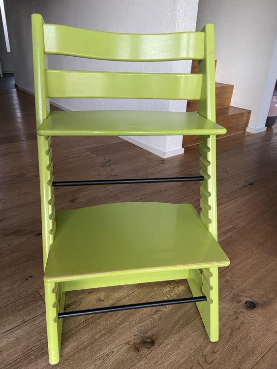 Stokke Tripp Trapp Hochstuhl grün gebraucht 1