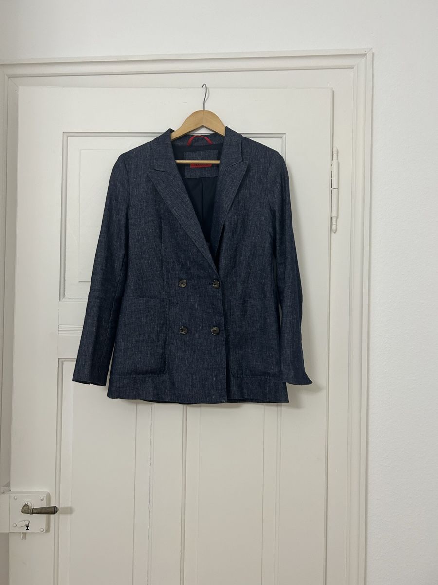 Giacche: Blazer doppiopetto in lino e cotone Max&Co, taglia 42 (IT) – Usato da Basel venduto da mel_5fzy 1