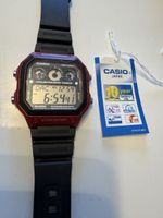 Casio  AE-1300WH rot schwarz neuwertig