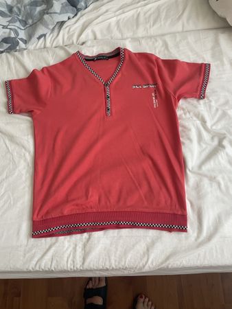Polo rot SCAL-Y mit Karomuster Grösse L guter Zustand