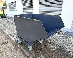 Fetra Muldenkipper mit Ablasshahn, Vol. 600 Liter- neuwertig
