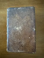 Antikes lateinisches Buch um 18. Jh. – Ledereinband 