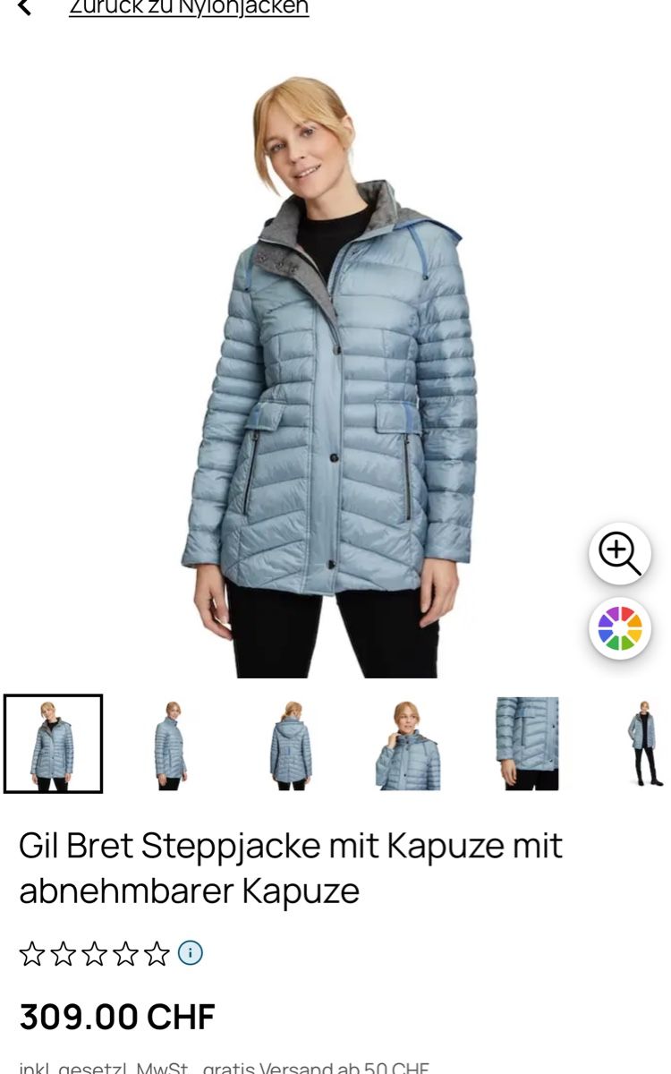 Gil Bret Giacche: Gil Bret Light Blue Padded Jacket, Size 38, New – Nuovo (secondo la descrizione) da Troinex venduto da AnnaAbanin 5