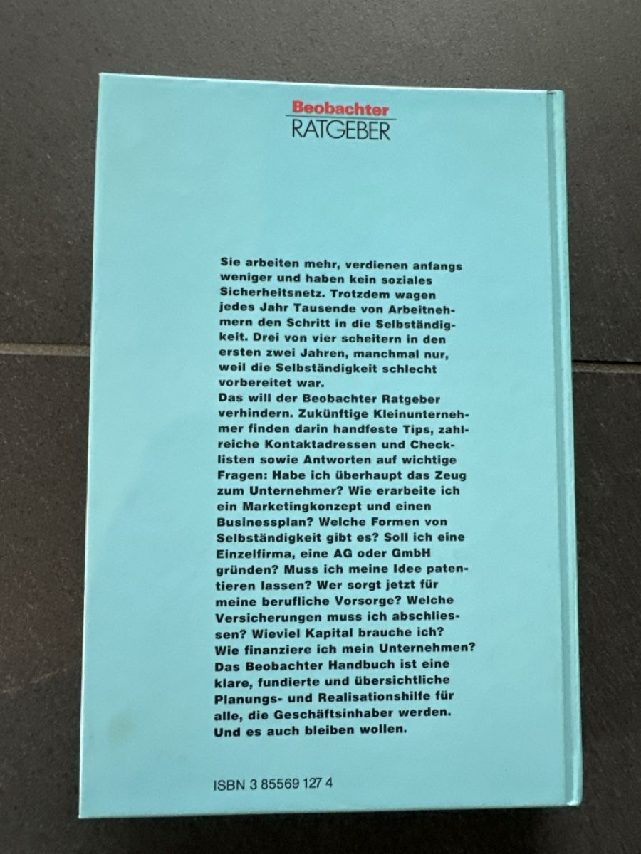 Libri: Ratgeber: Ich mache mich selbststaendig – Usato da Dättlikon venduto da Katalone 1