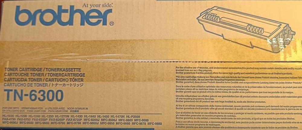 Brother Druckerpatronen & Toner: Cartouche de toner Brother TN-6300 - noir – Neu und originalverpackt aus Villeneuve FR von MichelFR 1