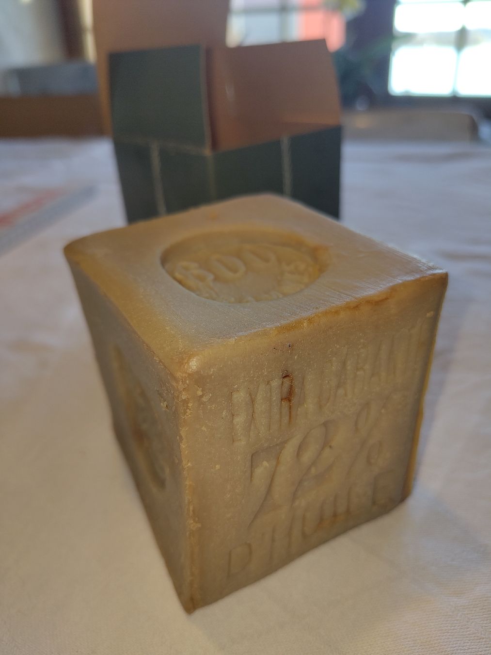 Duschen: Alte Marseille Seife, 72% Olivenöl, mit Originalverpackung – Gebraucht aus Biel/Bienne von DoNa82 1