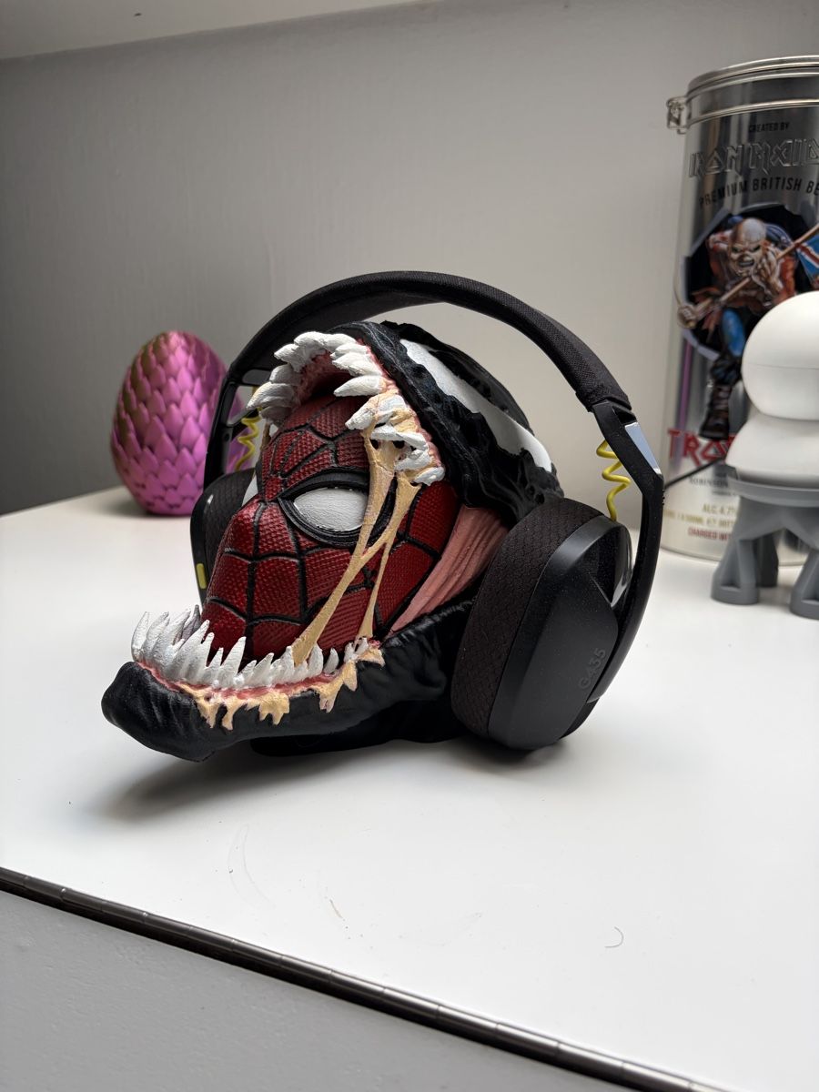 Tutte le decorazioni: Spiderman Venom Kopfhörer stand 3d Druck – Usato da Degersheim venduto da Xtremesmile
