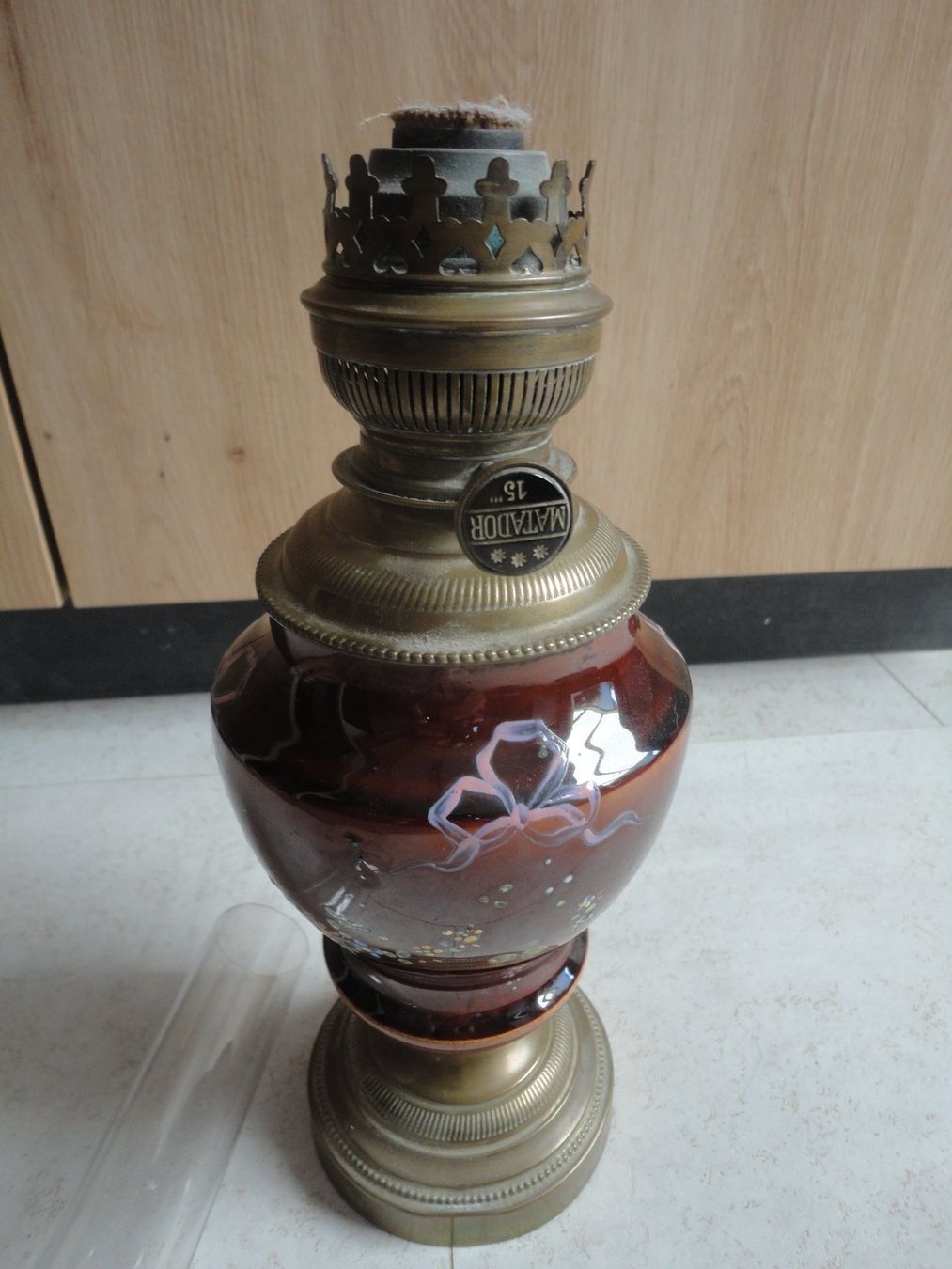Lampes: Antike Petroleumlampe – D'occasion à Gelterkinden par Gimbo2 2