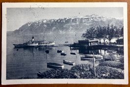 Lausanne - Ouchy - Bateau vapeur 1935