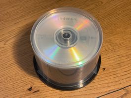 02:  CD-Rohlinge, DVD+R 4.7 GB, 55 Stk. (Spur N)