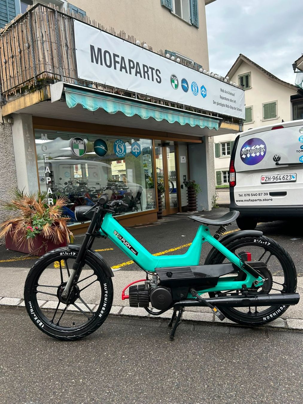 Puch Ciclomotori: Puch Maxi N Custom Style mit Ausweis – Usato da Schmerikon venduto da Mofaparts