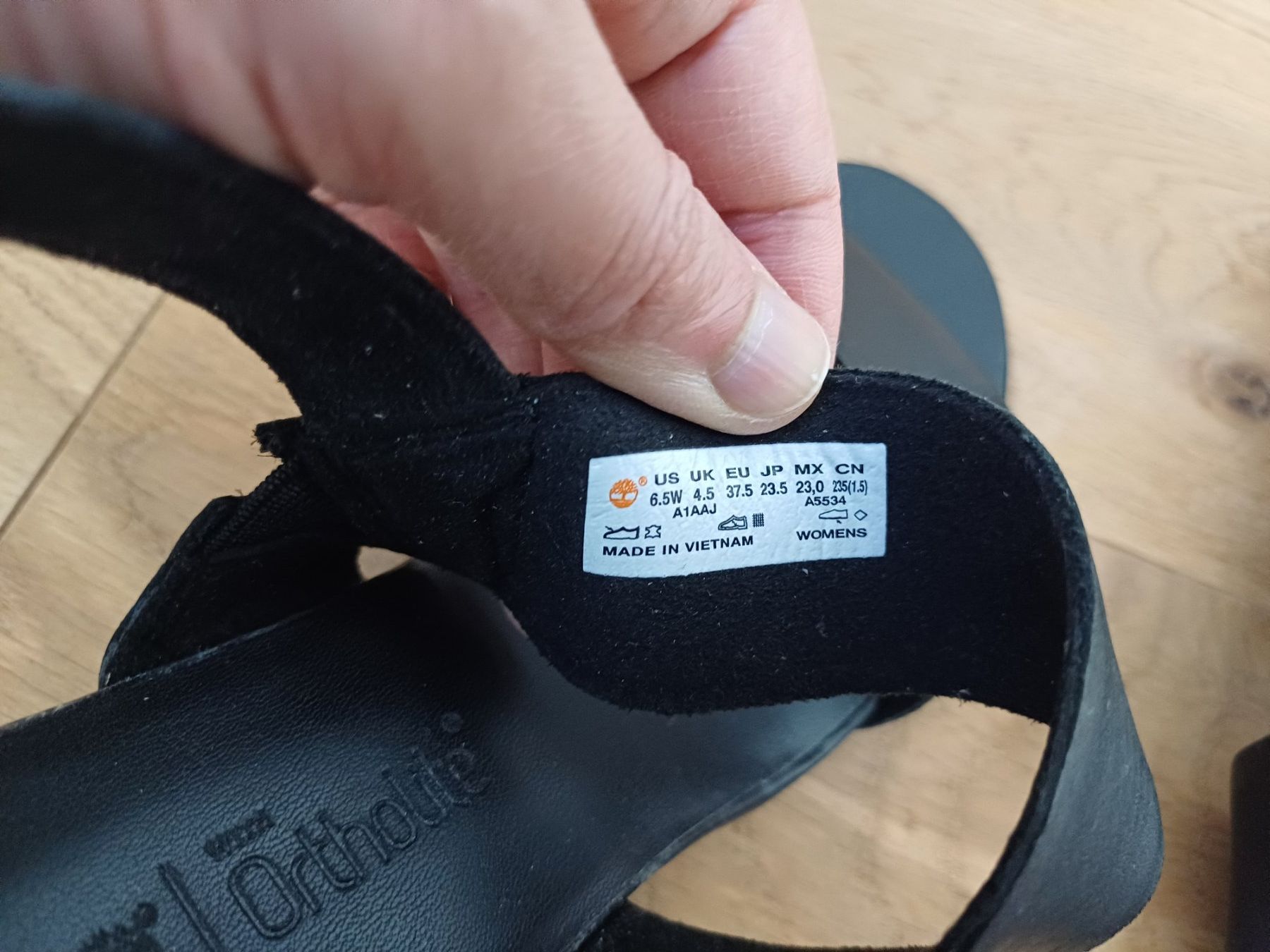 Timberland Scarpe da donna: Leder Sandalen - Schwarz - Timberland – Nuovo (secondo la descrizione) da Baden venduto da lm6_dwv5 6