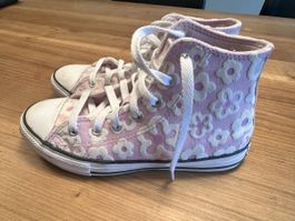 Converse All Star Grösse 35 rosa mit Blumen 