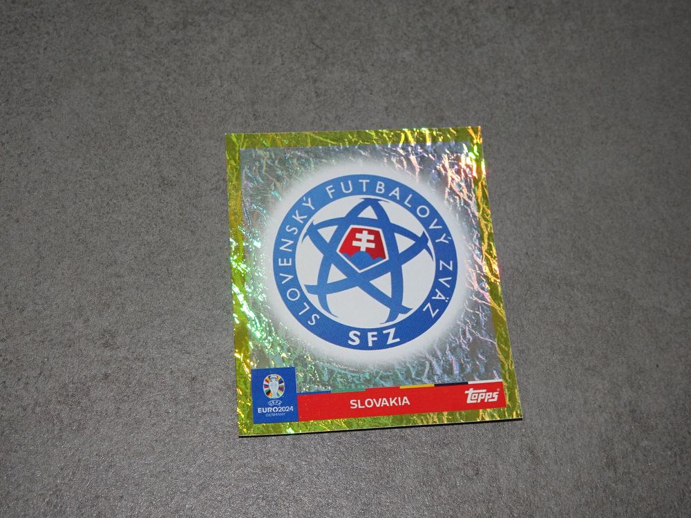 Topps Sticker Gold Wappen, SVK 1, Euro / EM 2024 | Kaufen auf Ricardo