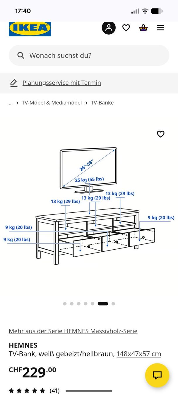 Ikea Mobili TV: IKEA Hemnes TV Bank – Usato da Adliswil venduto da Milchkind 4