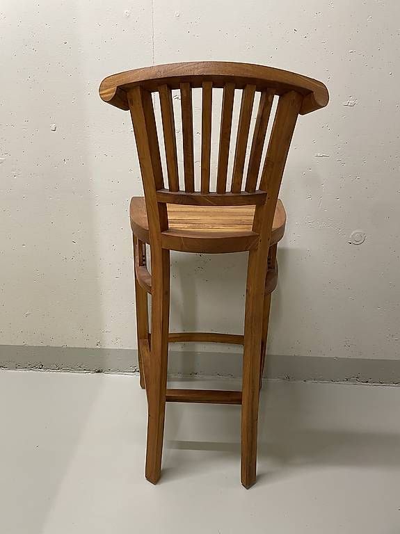 Tabourets: Balimöbel Teakholz Barhocker handgearbeitet – D'occasion à Kreuzlingen par kmonline 4