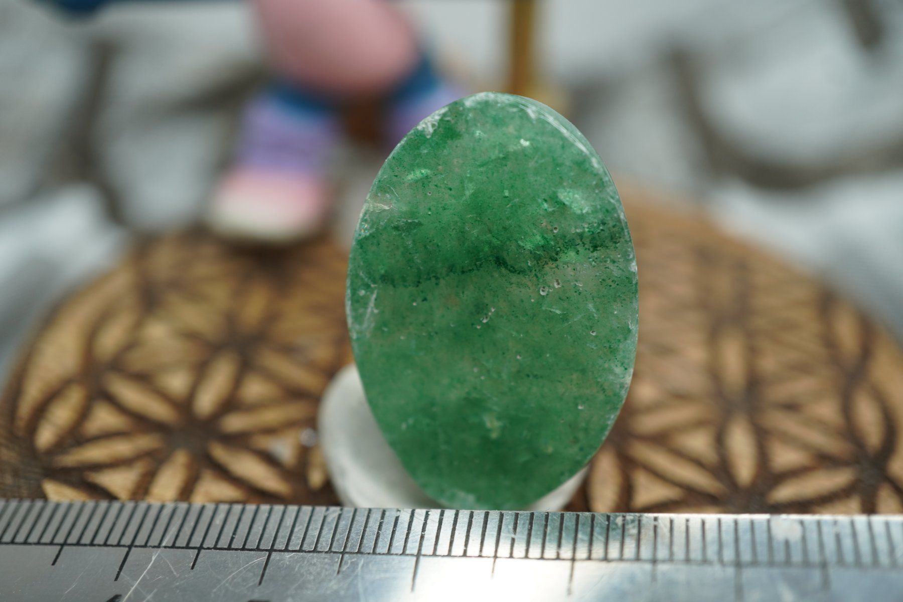 Minerali & Pietre curative: Aventurin     Blatt Geschnitzt  Cabochon   Ab 1.- – Nuovo e nell'imballaggio originale da Eschenbach SG venduto da topstone 3