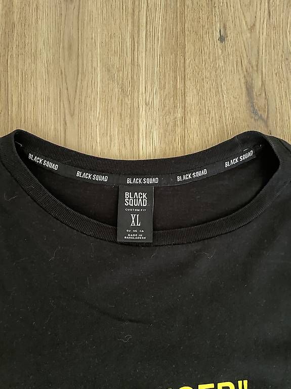 T-shirt: Black Squad Tshirt GR XL – Usato da Bürglen TG venduto da sab_f6nd 2