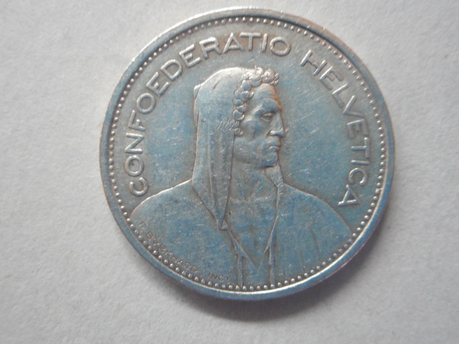 Tutti le monete: 5 Fr. 1952 silber – Usato da Kriegstetten venduto da pizlad2010 2