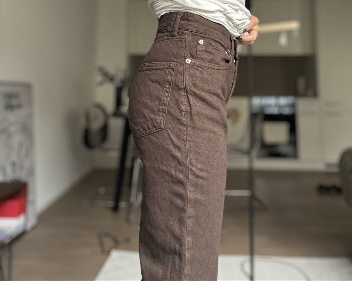 Zara Jeans: Zara brown straight leg jean – Usato da Zürich venduto da ari_cr2f 2