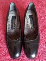 Bruno Magli Vintage Winter-Pumps Echtleder mit Lammfell