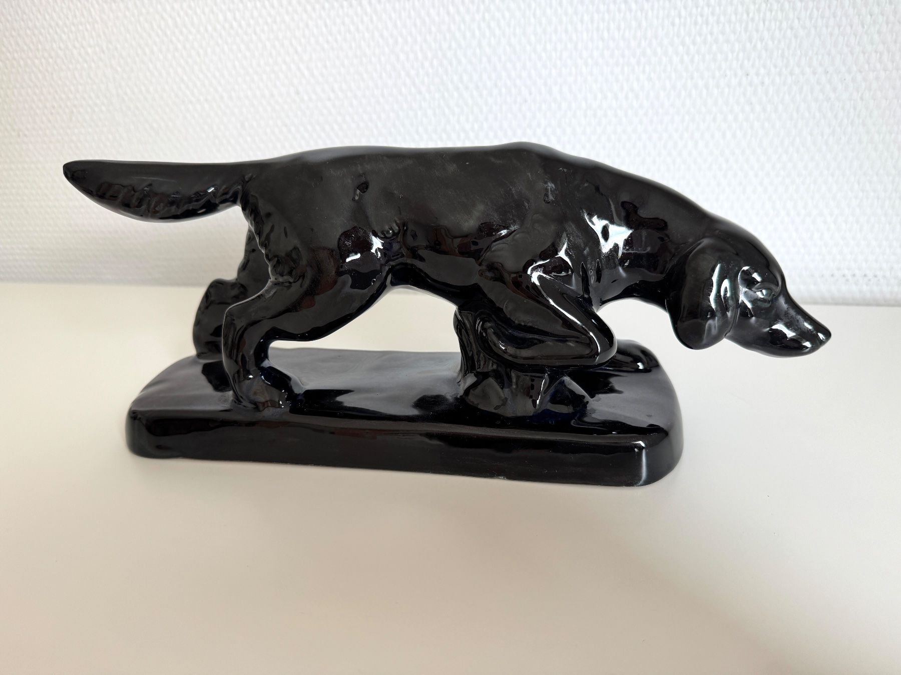 Statuette: Hunde-Figur aus Keramik, Laufen – Usato da Egg b. Zürich venduto da chantilly-lace 1