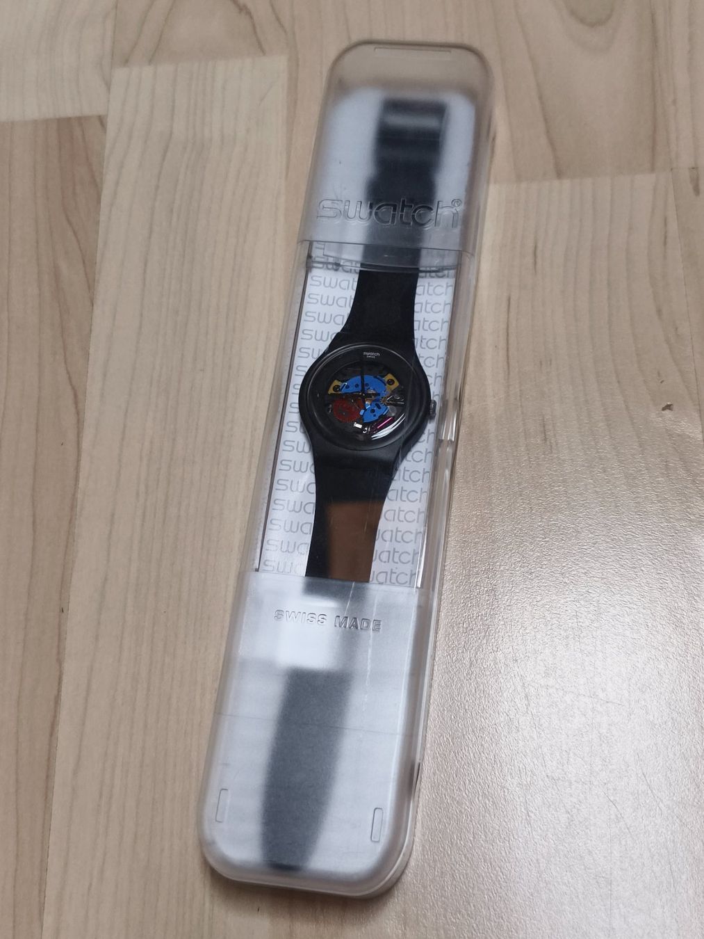 Swatch Orologi: Swatch Automaticuhr mit Sicht auf Uhrwerk. – Usato da Ringgenberg BE venduto da Tantal15125 3