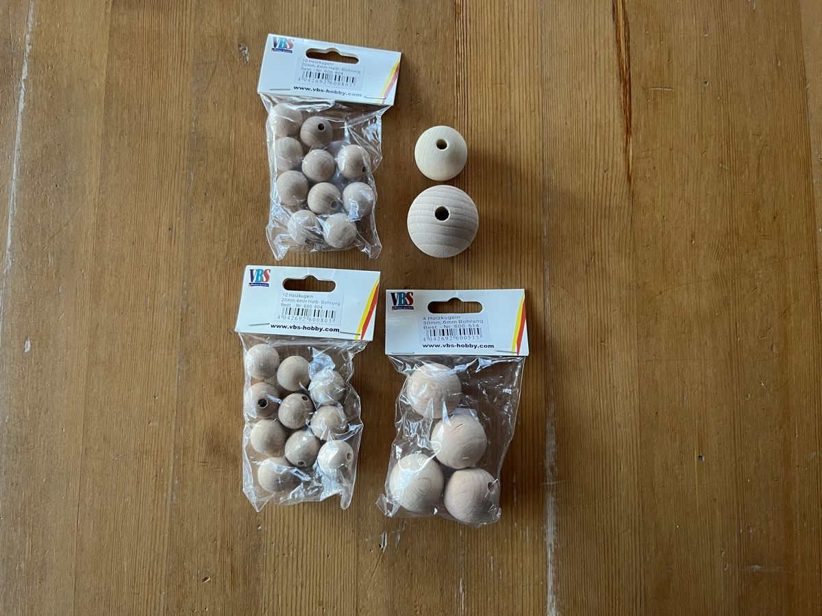 Bastelsets: Holzkugeln Basteln DIY, Diverse Grössen – Neu (gemäss Beschreibung) aus Stein am Rhein von Karisma78
