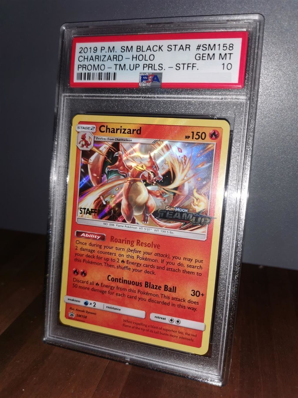 Pokémon Carte collezionabili: [PSA 10] Prerelease STAFF Charizard Holo – Nuovo (secondo la descrizione) da Widen venduto da Zu-Schlag 2
