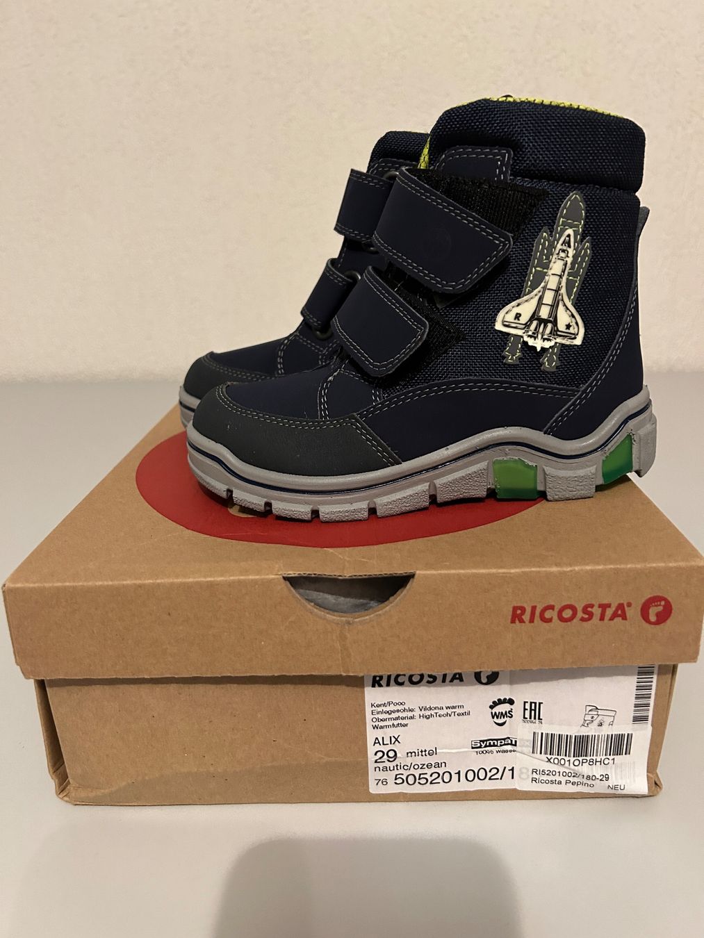 Ricosta Scarpe per ragazzi: Winterschuhe Ricosta, neu, Gr. 29 – Nuovo e nell'imballaggio originale da Reichenburg venduto da nanuk015
