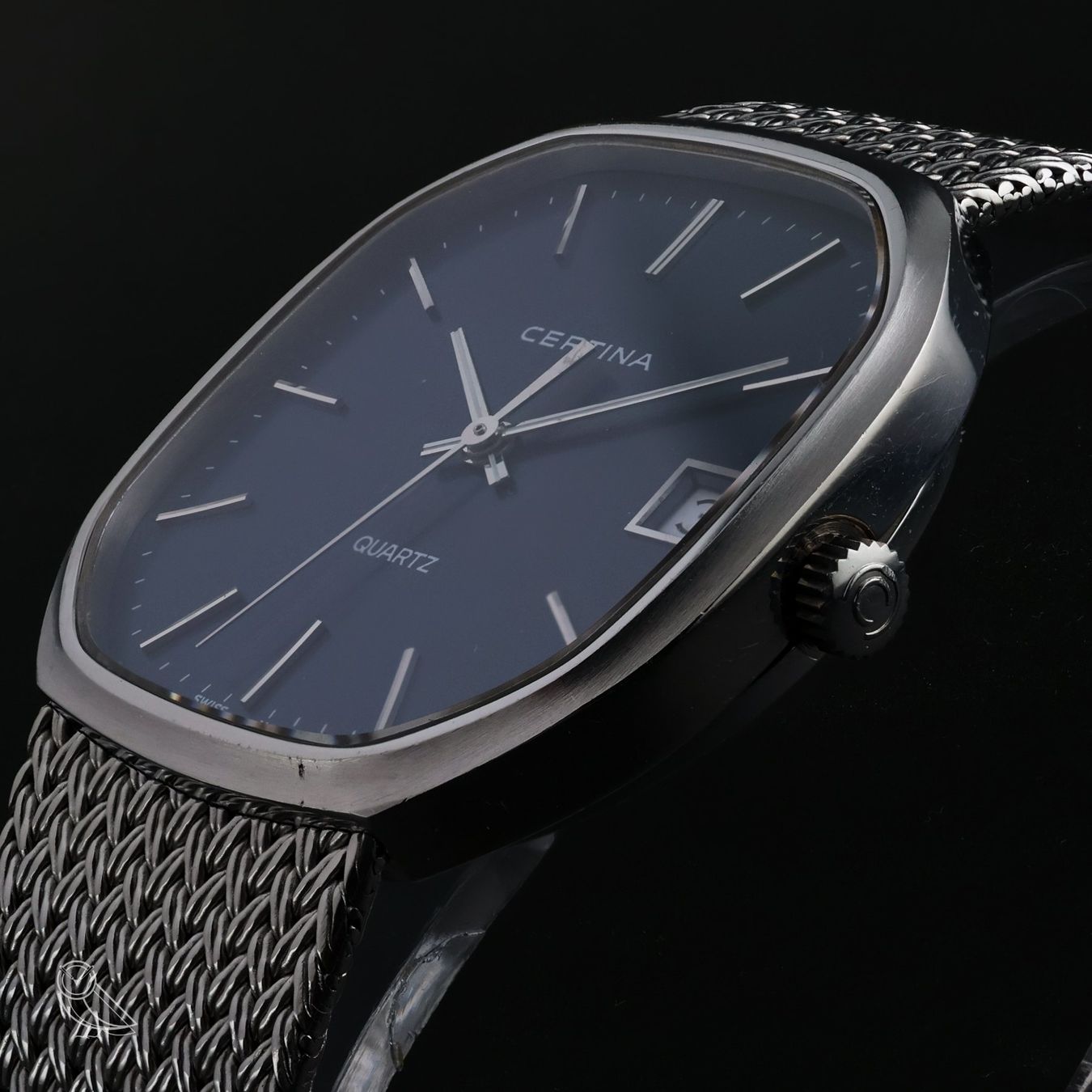 Certina Orologi: Vintage Certina Quartz Tonneau – Usato da Zürich venduto da Vintas 4