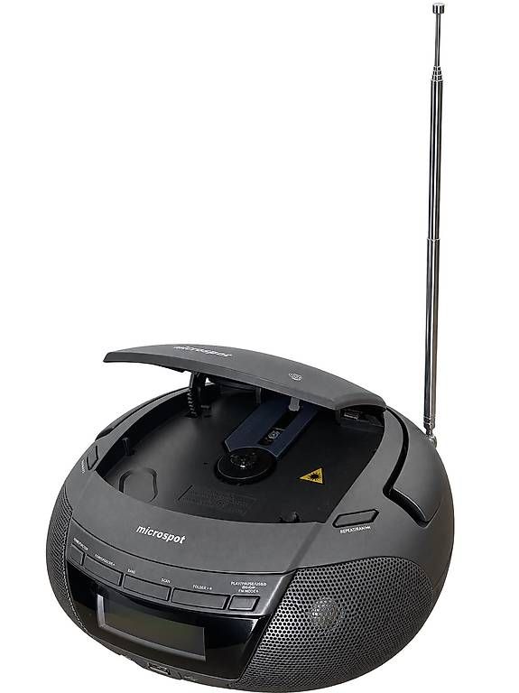 Lettore multimediale portatile: Microspot CD-Player / tragbarer CD-Radio – Usato da Oetwil am See venduto da bal_b9hq 1