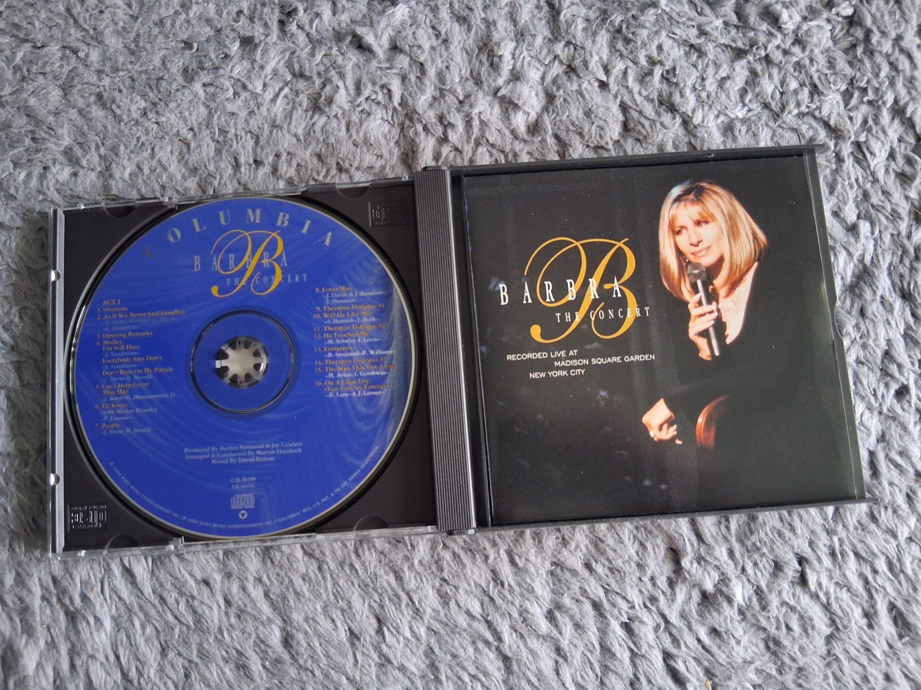 CDs: BARBARA STREISAND    THE CONCERT    CD – Gebraucht aus Wetzikon ZH von Ramones01 2
