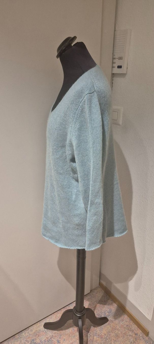 Peter Hahn Maglioni & Felpe: Damen Pullover hellblau Rundhals Kaschmire Peter Hahn – Usato da Zürich venduto da Roberto040 1