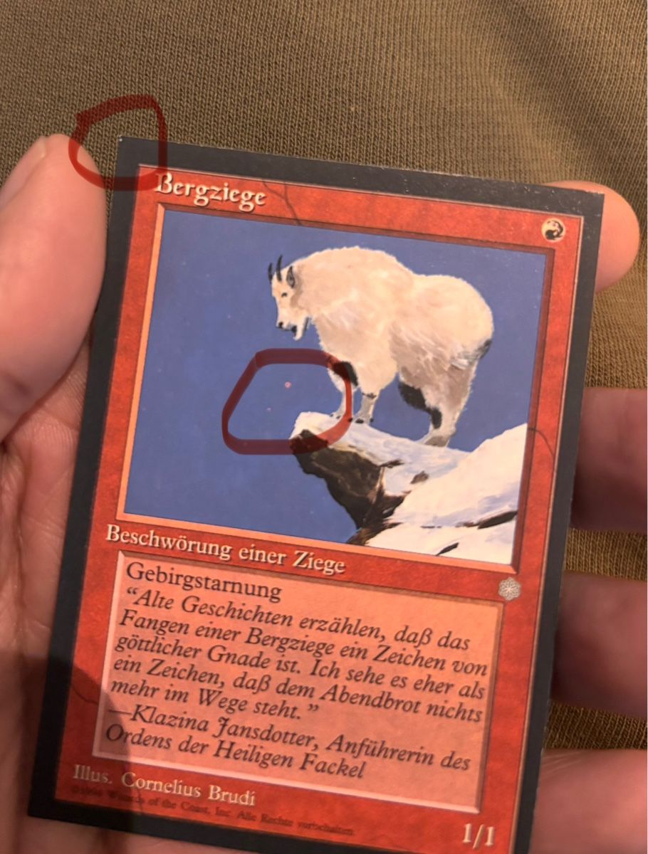 Magic The Gathering Carte collezionabili: MTG Vintage Miscut Set - German Ice Age - Square Corners Dot – Nuovo (secondo la descrizione) da Steinmaur venduto da BobsCards 3