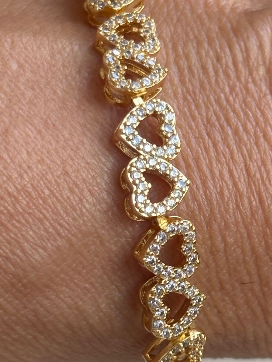 Bracciali & Braccialetti: Luxus Elegante Armband Farbe:Gold – Nuovo (secondo la descrizione) da Biel-Bienne venduto da Roserosse13 2