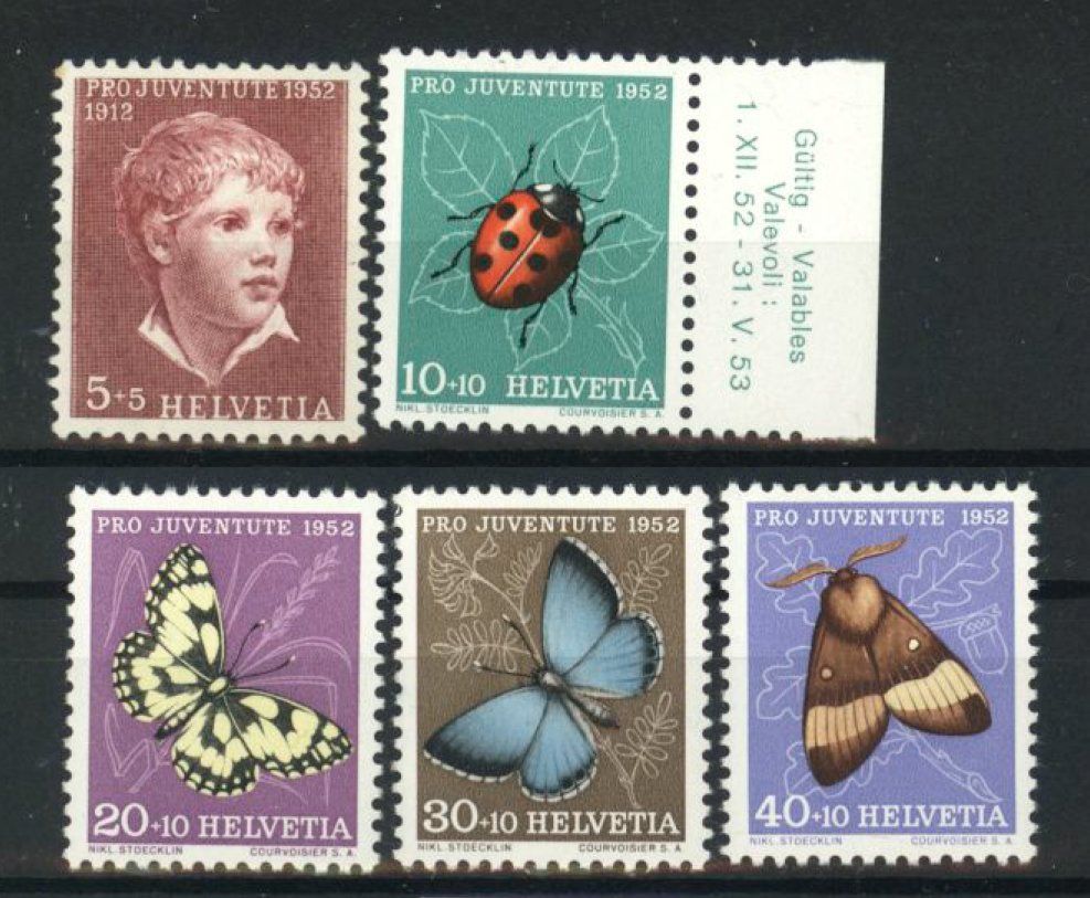 Tutti i francobolli: 1952, Pro Juventute ** – Usato da Willisau venduto da Vollstempel