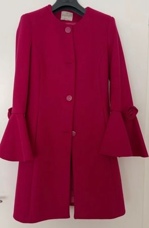 Damen Mantel Pink Grösse S Trichterärmel guter Zustand