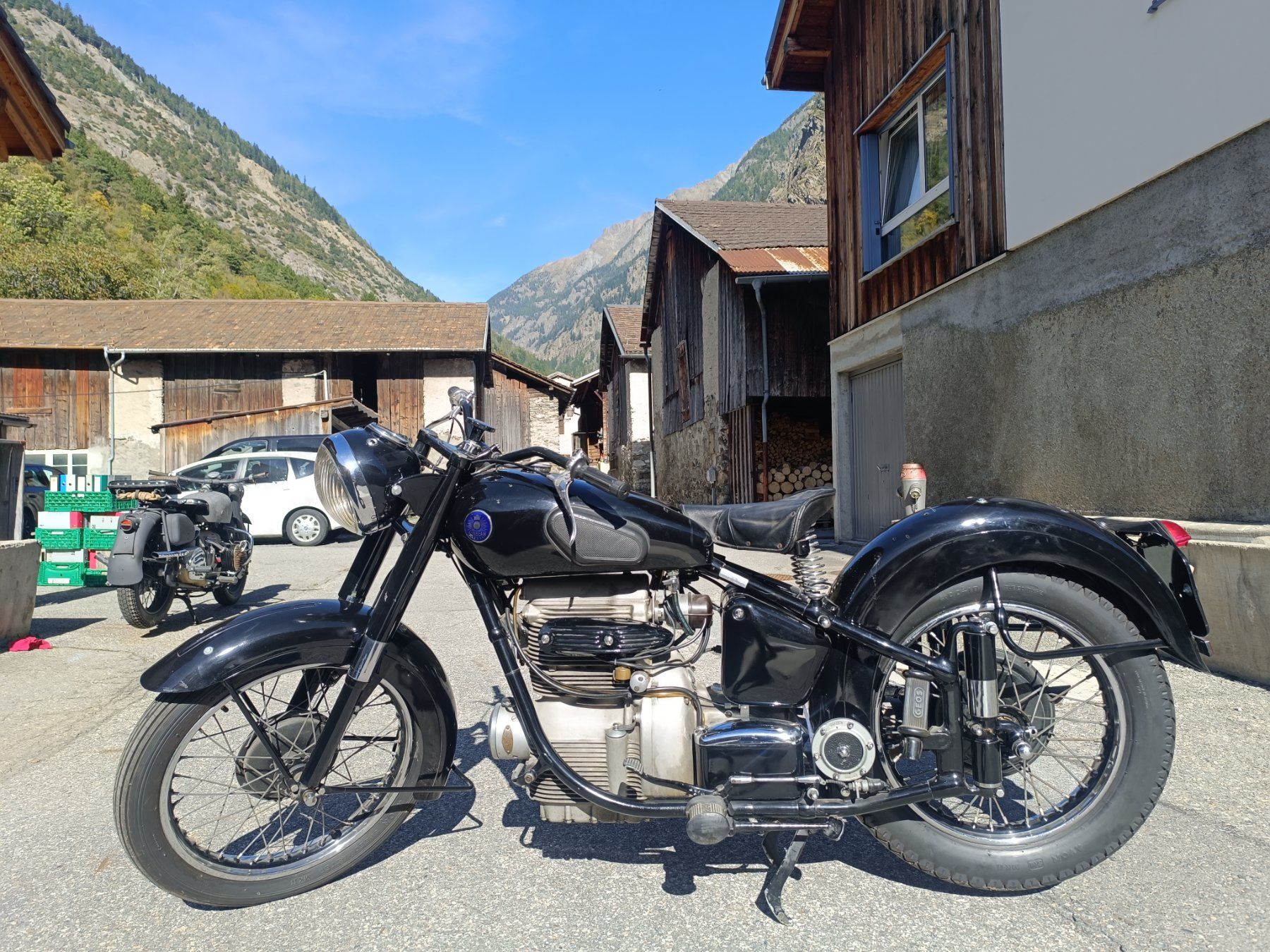 Strada: Kultmotorrad Sunbeam S8, 1949, Oldtimer, Veteran – Usato da Gampel venduto da HiGlis-Puch-Garage 5