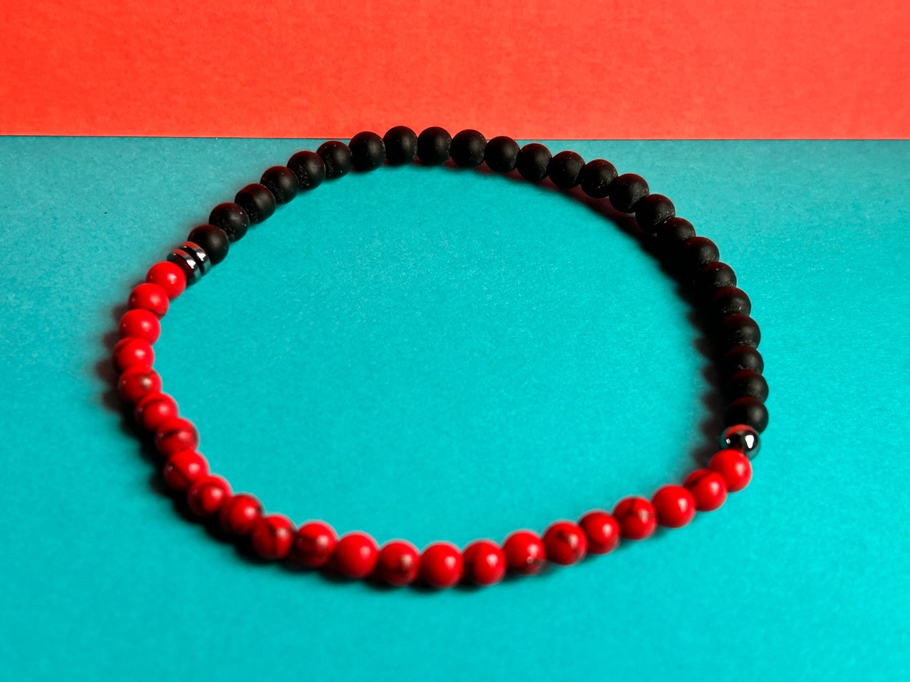 Armbänder & -reifen: Herrenarmband rot-schwarz – Neu und originalverpackt aus Dittingen von Bellevista 5