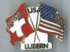 Swiss USA Tours Luzern Pin