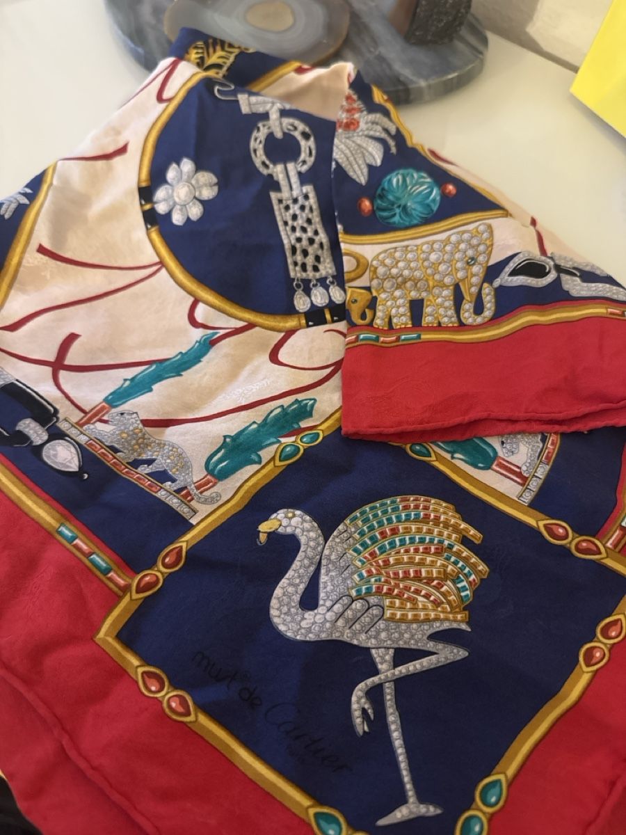 Cartier Foulards, Tücher & Schals: Seidenschal Cartier Design Schmuck – Gebraucht aus Schlieren von van_2ybt 2