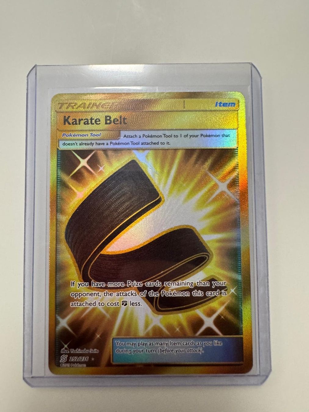 Pokémon Sammelbilder & Trading cards: Karate Belt | Secret Rare | UNM 252/236 | EN – Gebraucht aus Spreitenbach von Snacky96 2