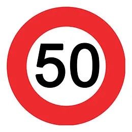 Insegne: Geburtstag 50 - Verkehrstafel – Nuovo (secondo la descrizione) da Zürich venduto da Gadgets2020