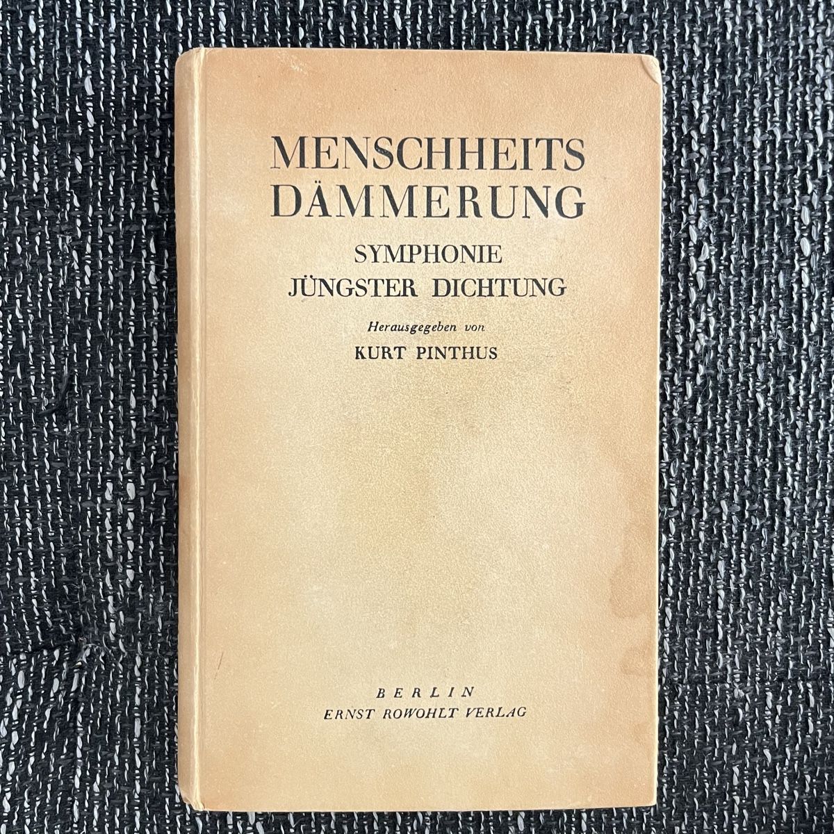 Libri: Menschheits Dämmerung – Usato da Schwyz venduto da rs-trend