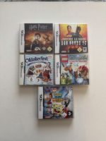 5 Nintendo DS Spiele - Harry Potter, Justice League, LEGO