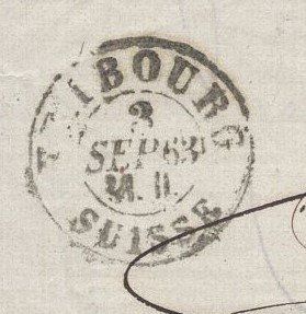Alle Briefmarken: FRIBOURG  3.SEP 63      COMPTOIR D`ESCOMPTE – Gebraucht aus Aarau von kufi44 2