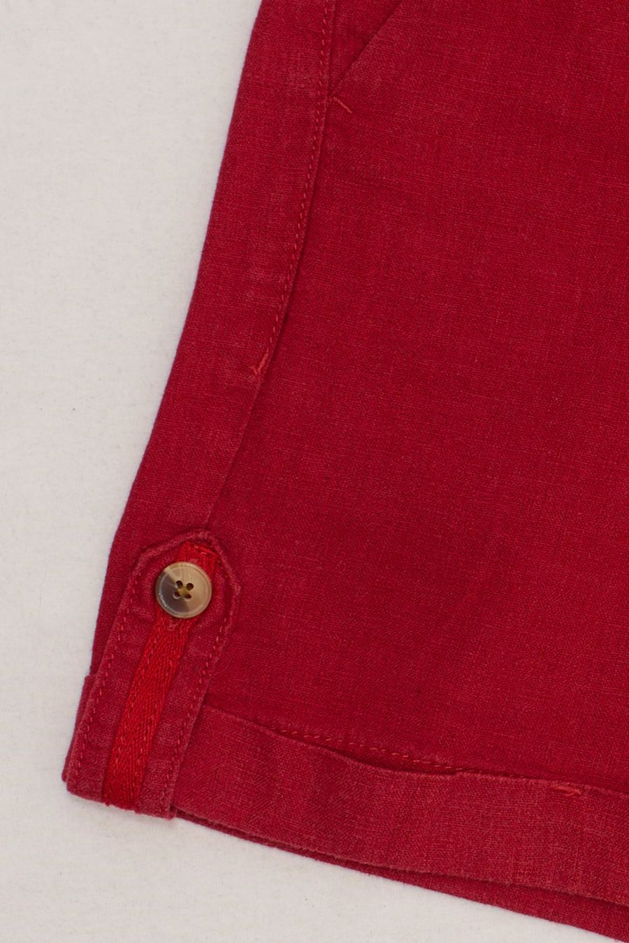Next Pantaloni: Next Short Lin Rouge Détails Boutons T. 38 – Usato da Fribourg venduto da re-fine 5